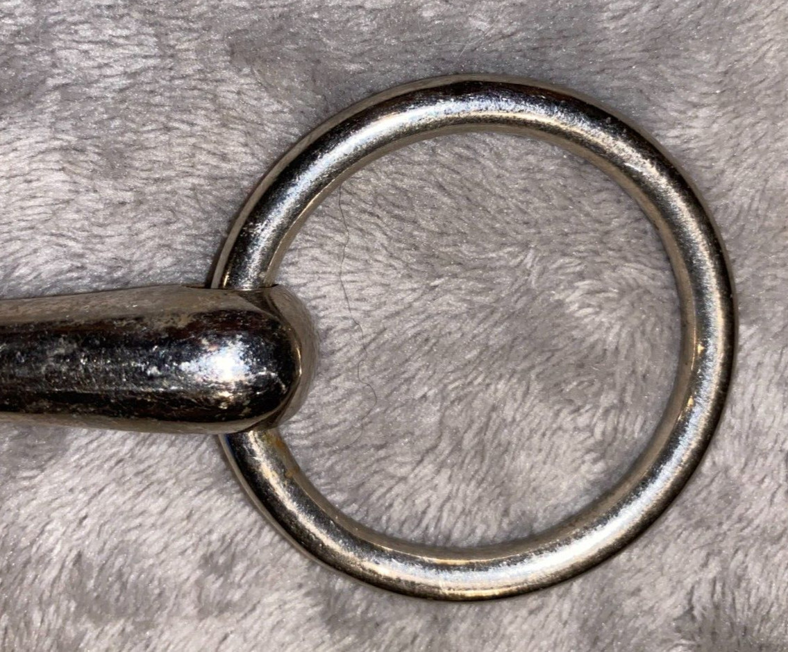 4 1/4'' PONY LOOSE O RING SNAFFLE ENGLISH BIT
