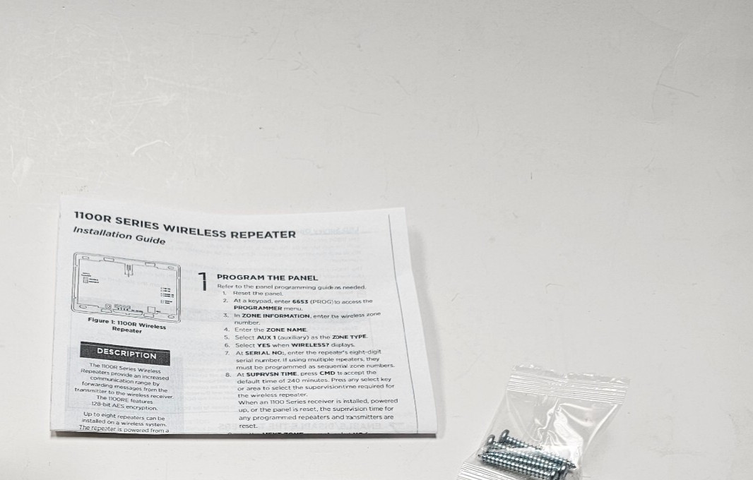 DMP 1100R-W Wireless Repeater With Transformer NEW