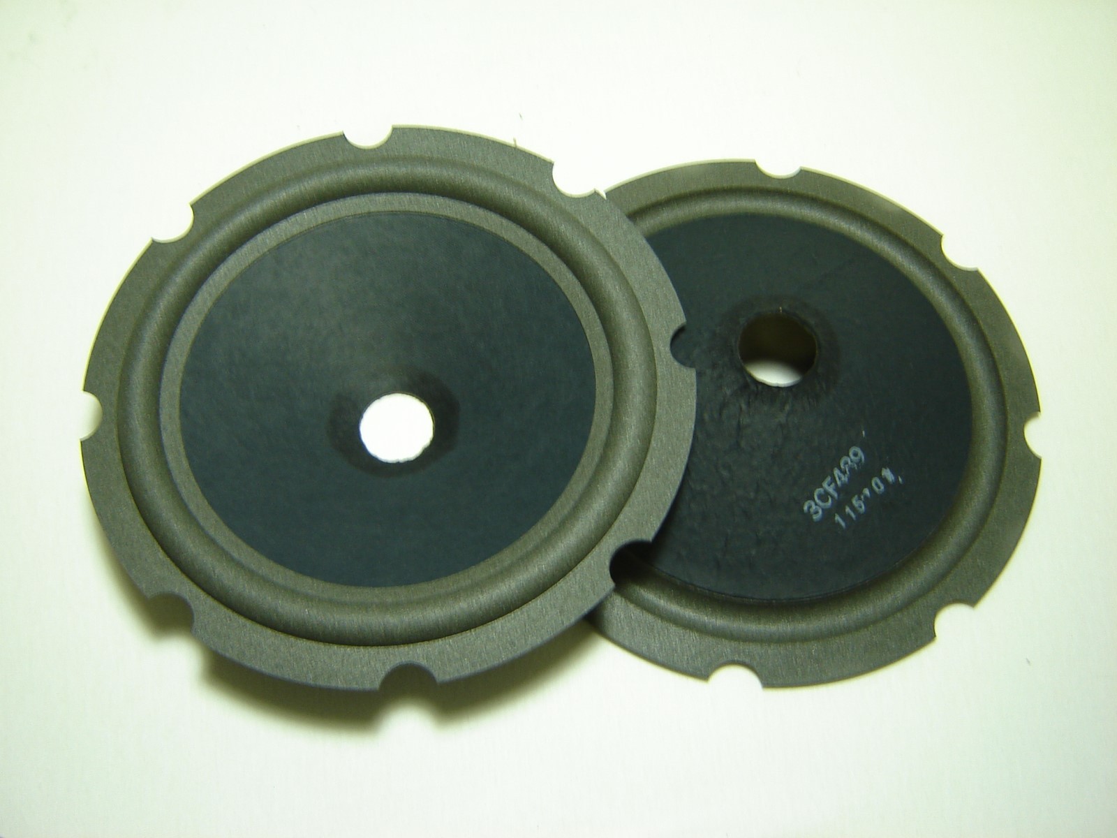 Pair 8" Paper Cones - Speaker Parts - 3CF489 (NT)