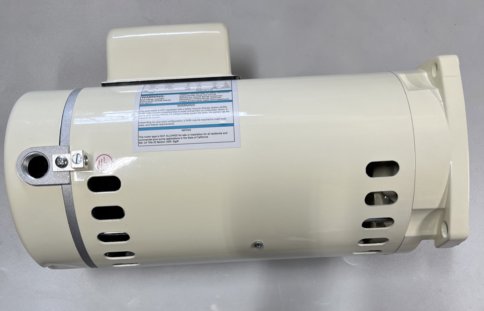 355010S Pool Pump Motor 1HP 3450RPM Replace WhisperFlo WFE-4 WFE-26 115/208-230V