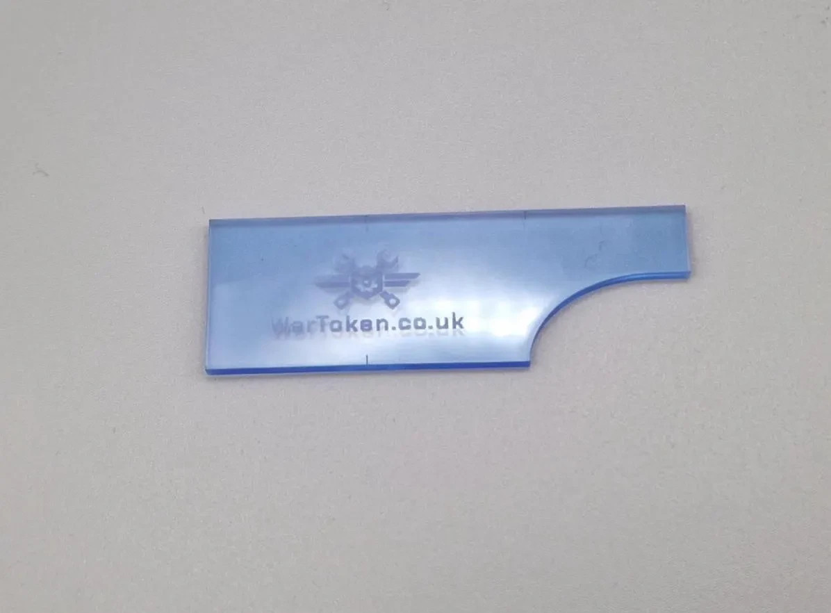 Wargame Measurement Gauge Tool - Acrylic Range Finder for Wargaming
