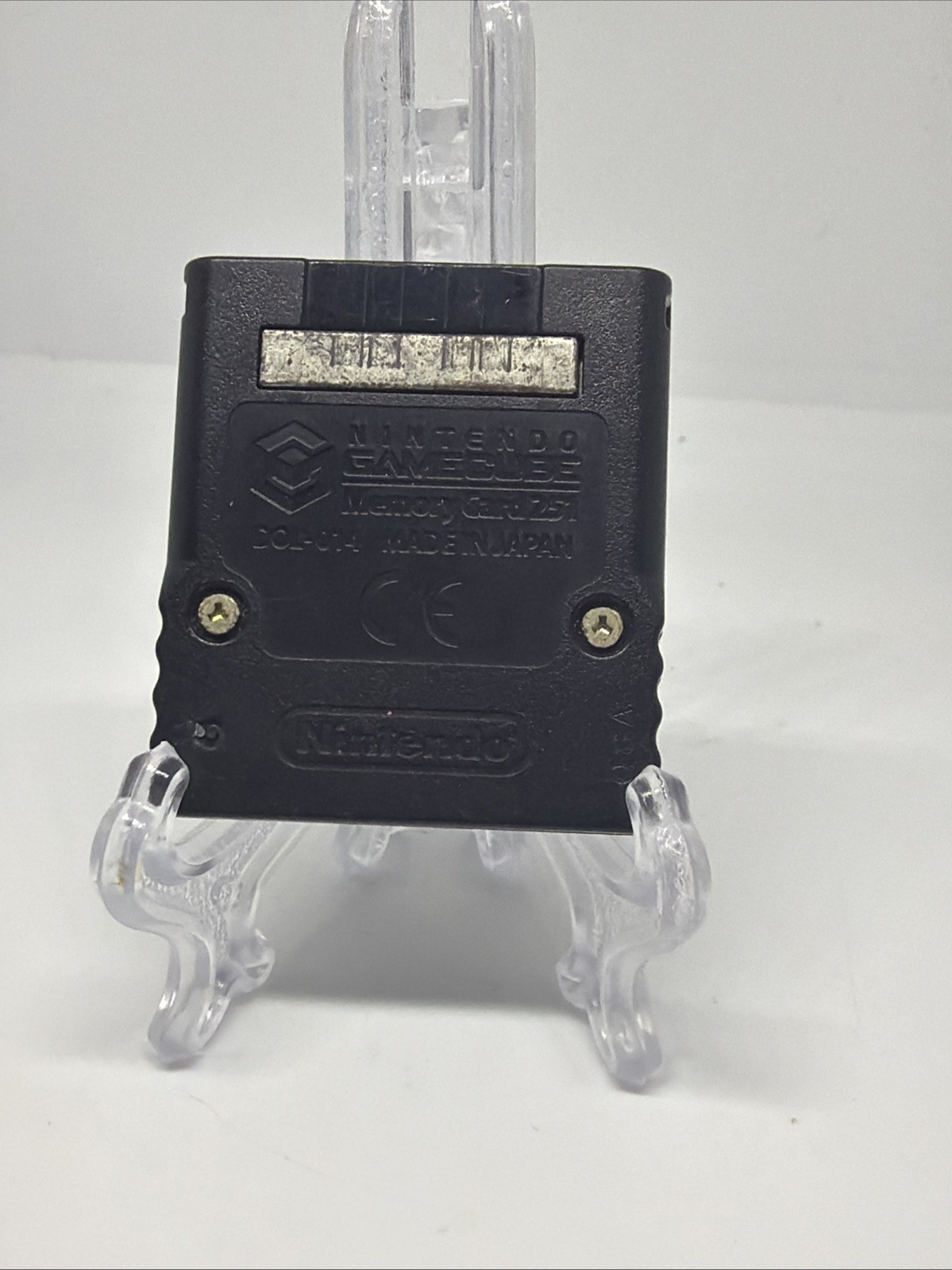 OEM Nintendo GameCube Black Memory Card 251 Tested Working✅
