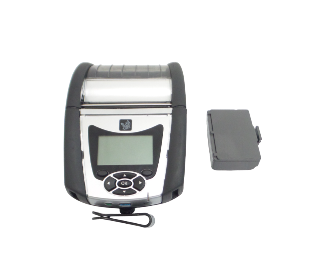 Zebra QLN320 Barcode Printer, WiFi, Bluetooth with Battery and Belt Clip!
