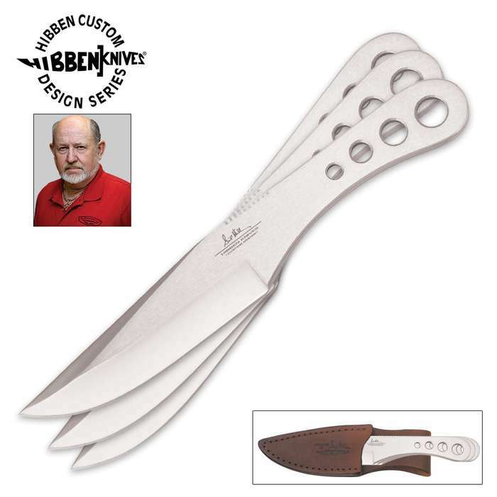 Gil Hibben Professional Throwing Knife Set | Three Piece Set | 6 1/8” Overall