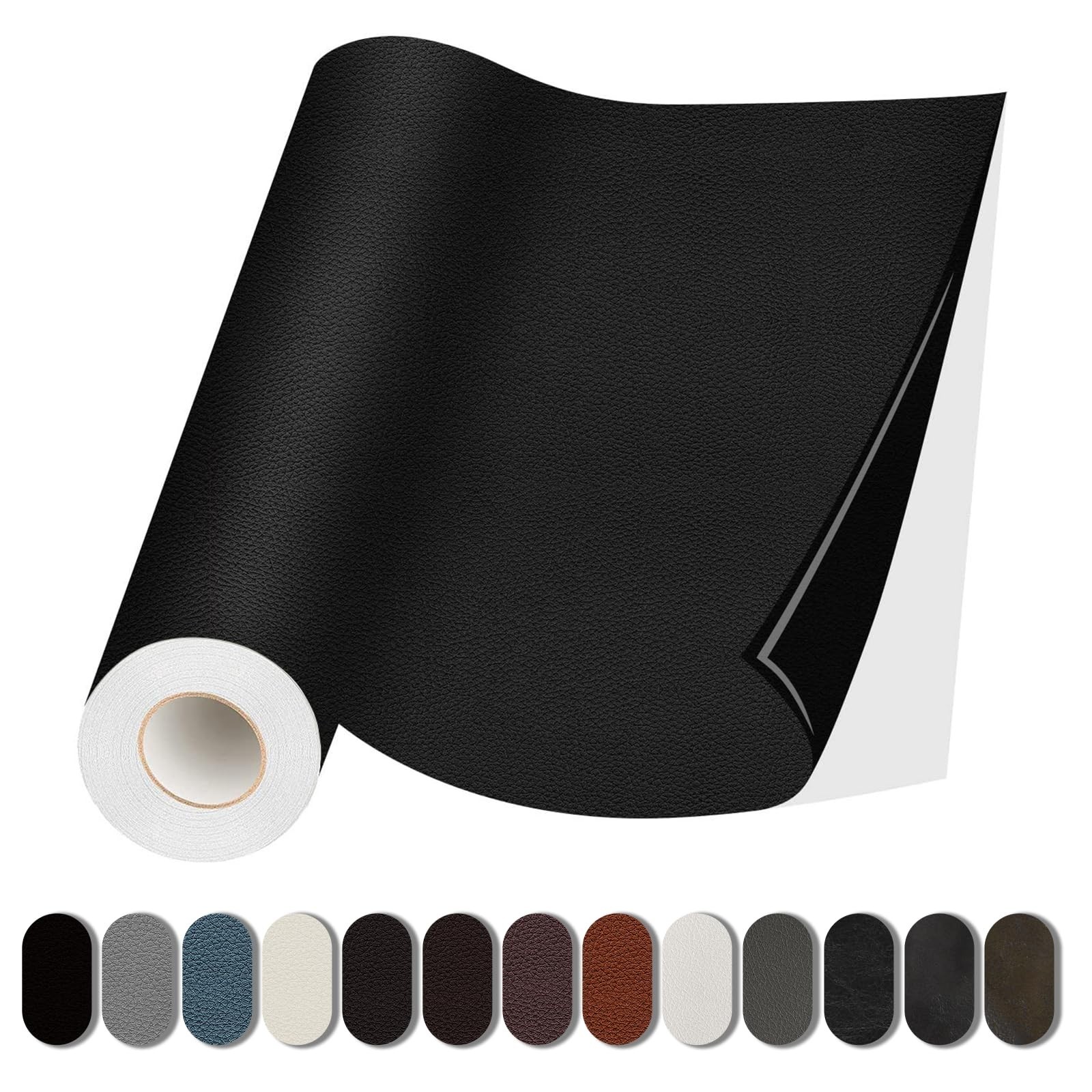 Leather Repair Patch, 35X79 Inch Self Adhesive Leather Repair, Large Vinyl Pa...