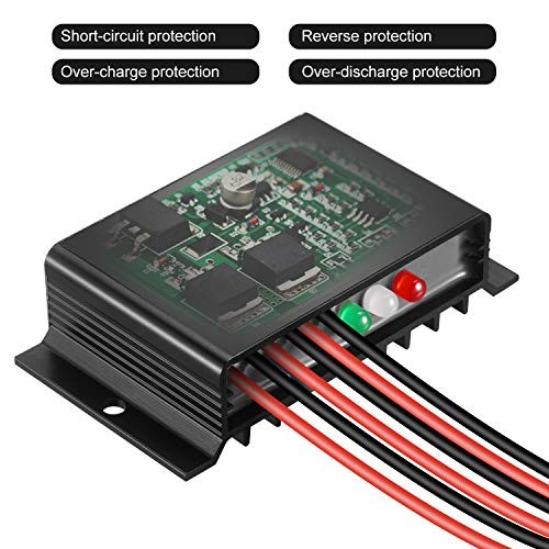 20A 12V 24V Auto IP68 Waterproof PWM Solar Charge Controller Solar Panel