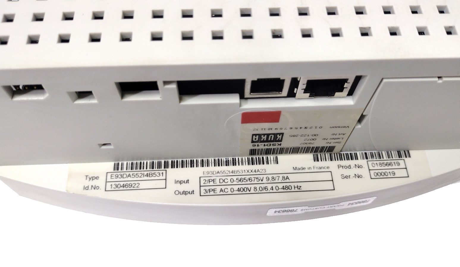 KUKA KSD1-16, E93DA55214B531, 00-122-285 Servo Drive Module OEM Read Description
