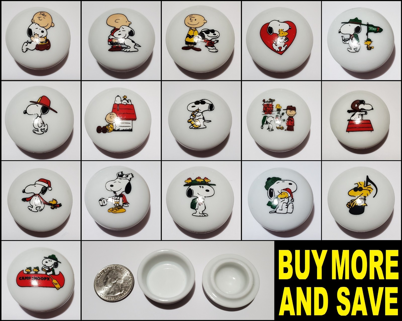 Charlie Brown & Snoopy Bone China Trinket Box / Tooth Fairy Box