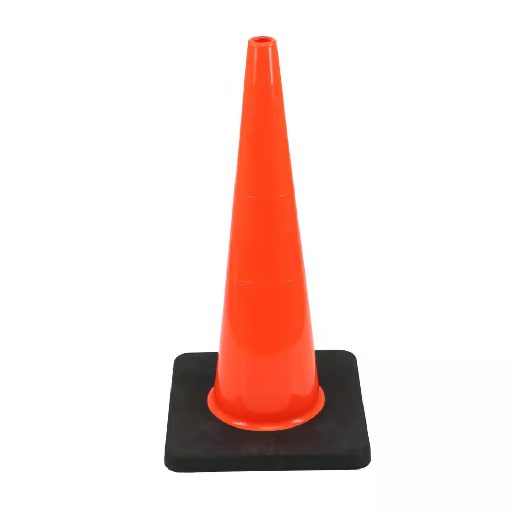 28 In. Orange PVC Injection Molded Safety Cone