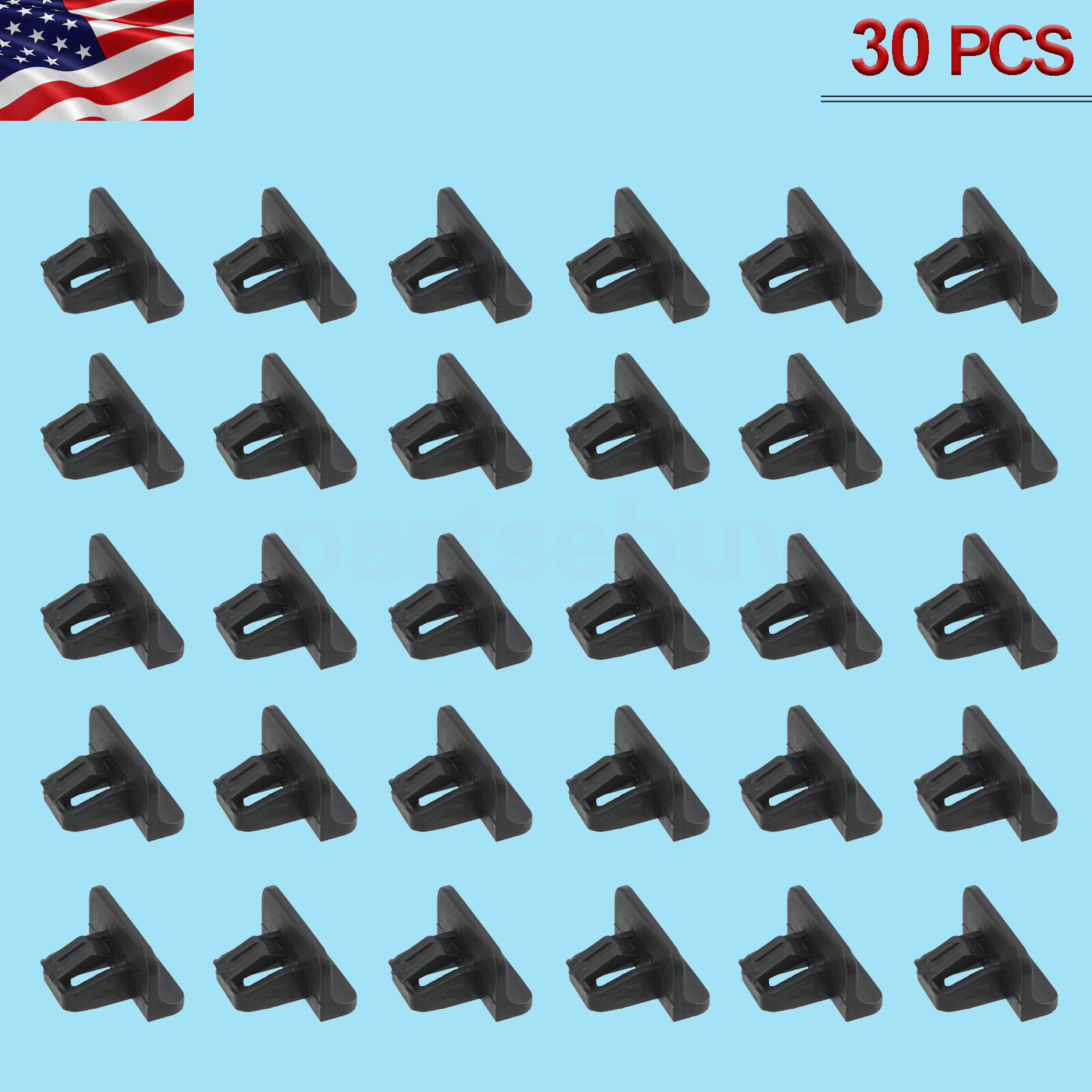 Bumper Moulding Clips Retainer Fastener For GM 11547341 - Box of 30