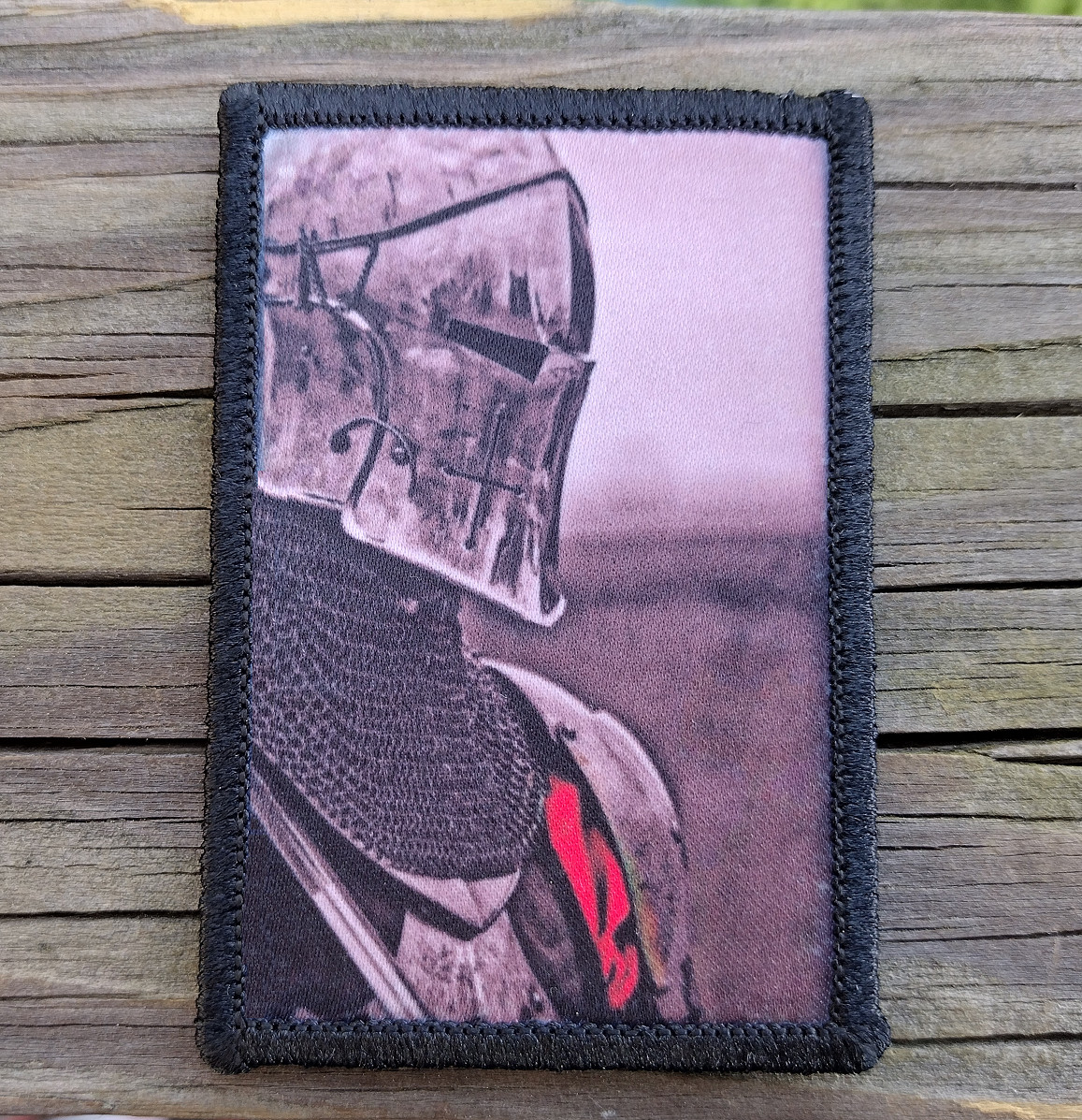 Medieval Knight Morale Patch Hook & Loop Army Templar Knights Tactical 2A Gear