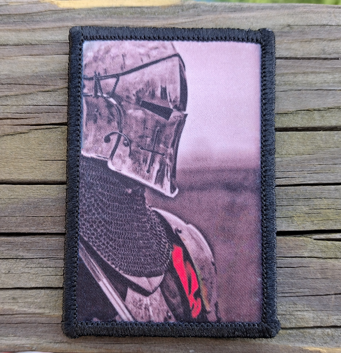 Medieval Knight Morale Patch Hook & Loop Army Templar Knights Tactical 2A Gear