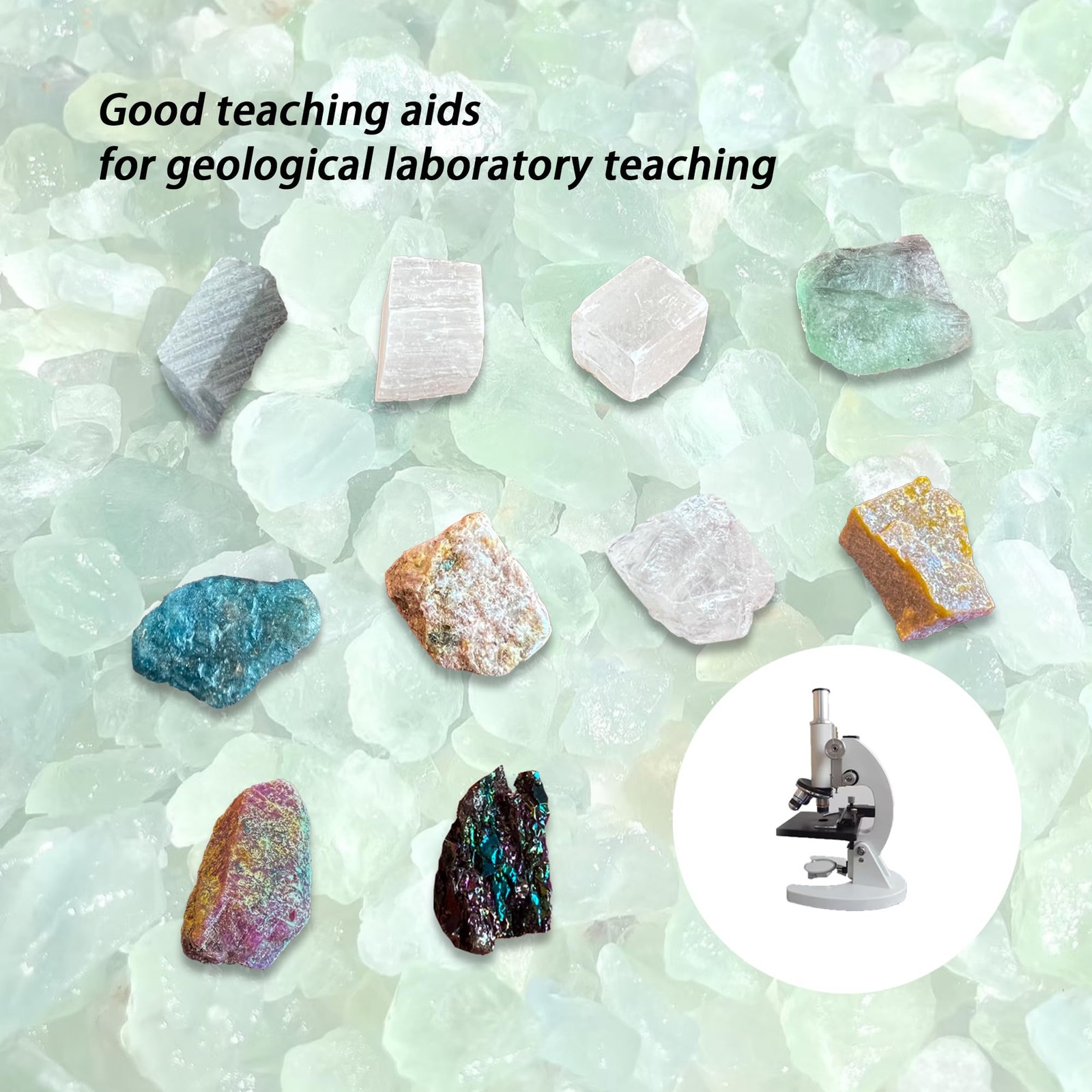 SuiToWan Mohs Hardness Test Kit - Complete Mineral Identification Set Small