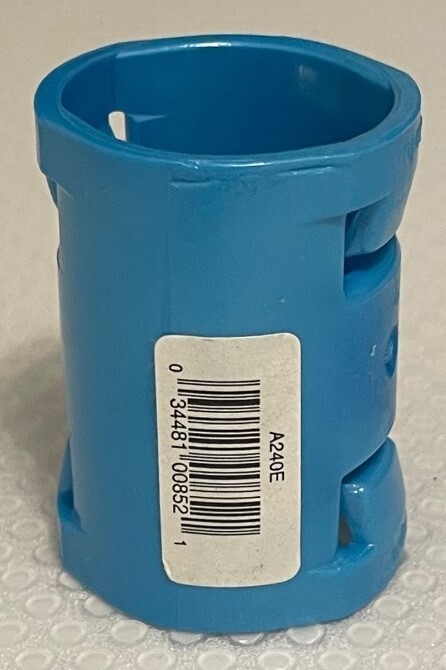 5 Carlon 3/4-inch ENT "Smurf" Couplings - A240E - NEW