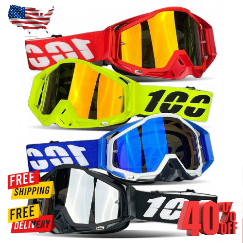 Hot Motorcycle Goggles Men MX Dirt Bike ATV Ski Helmet Glasses Outdoor Sports