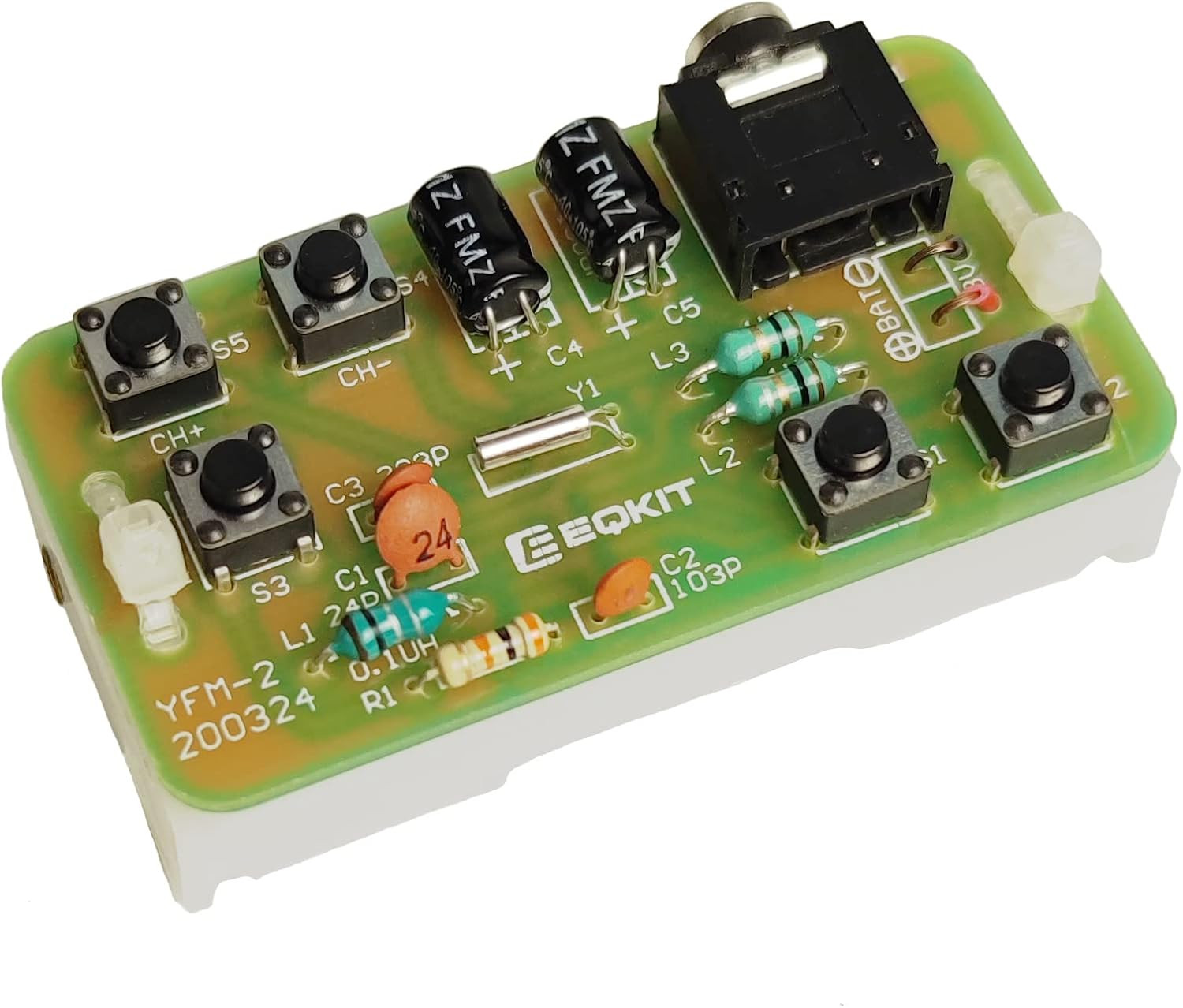 DIY Radio Kit,  FM Radio Kit 76MHZ-108MHZ Soldering Project Radio Module DIY Kit