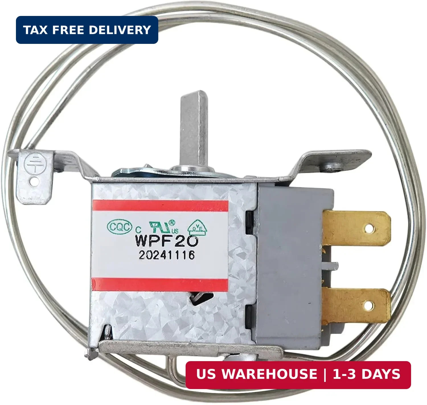 Universal Fridge Freezer Thermostat Refrigerator Temperature Control WPF-20 Comp