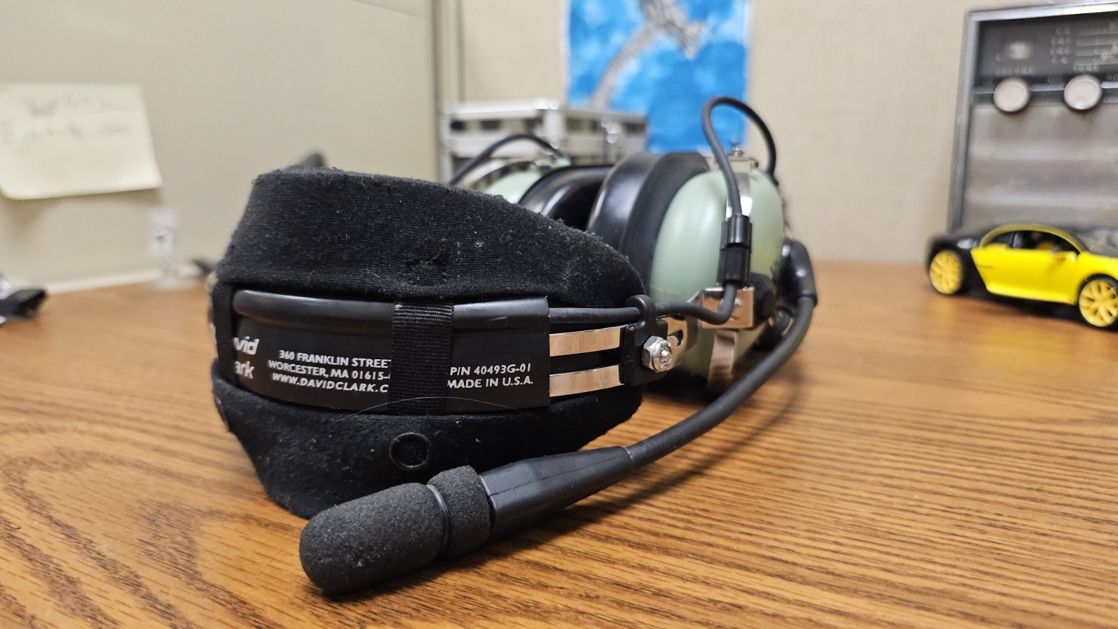 David Clark Headset Pin40493G-01 Made in U.S.A