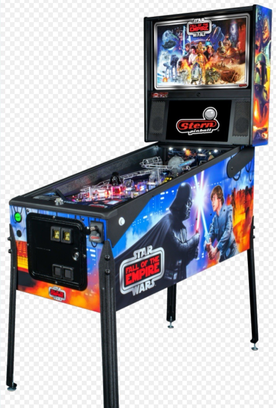 STERN STAR WARS FALL OF THE EMPIRE PREMIUM PINBALL MACHINE NEW IN THE BOX
