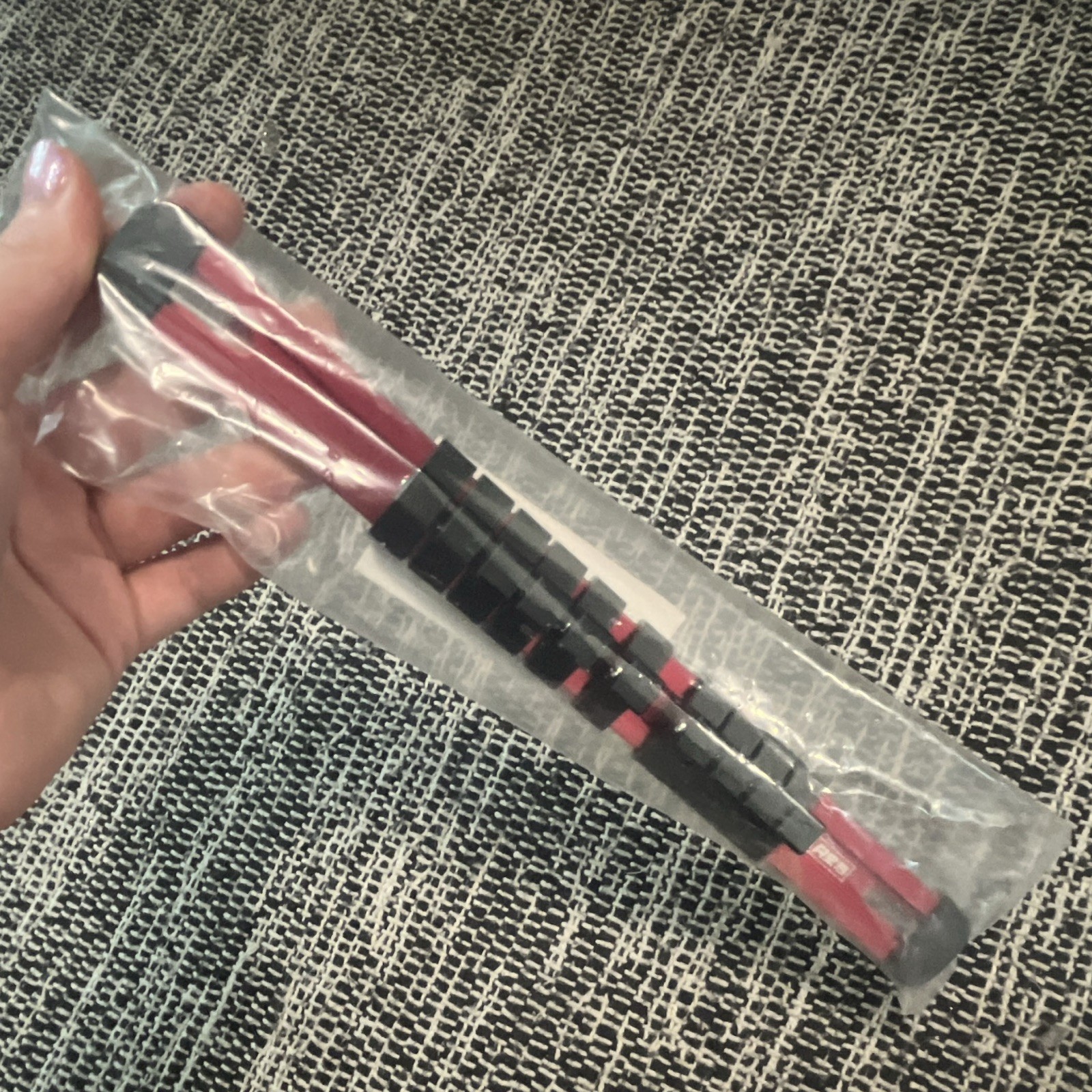 ARES 3/8" Drive Aluminum Hanging Socket Rail Holder Red/Black 60101
