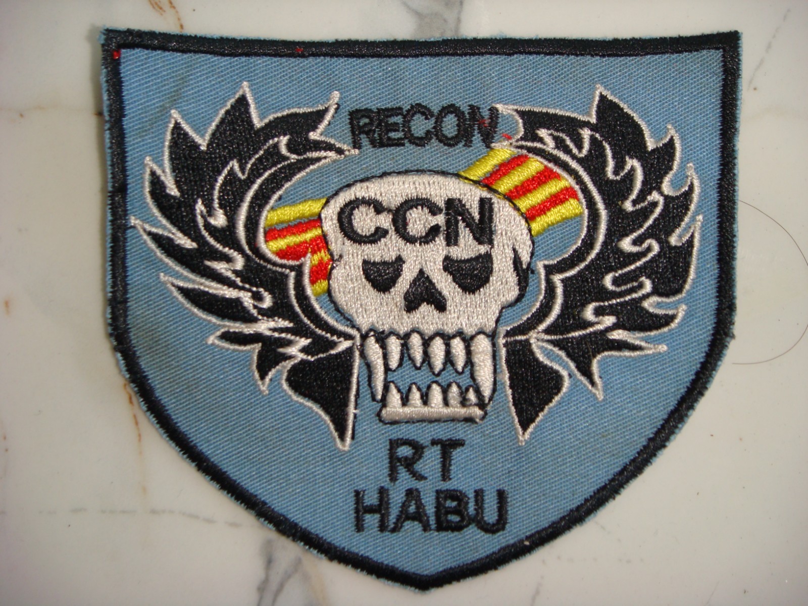 US 5th SF Grp MACV-SOG RT HABU RECON CCN, VIETNAM WAR PATCH