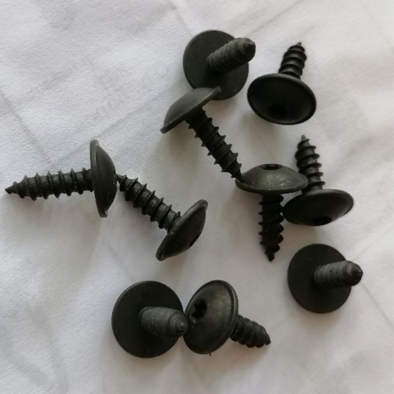 10Pcs Light Weight Self-tapping Screws Mudguard Fastener Screws Bolt N90974701