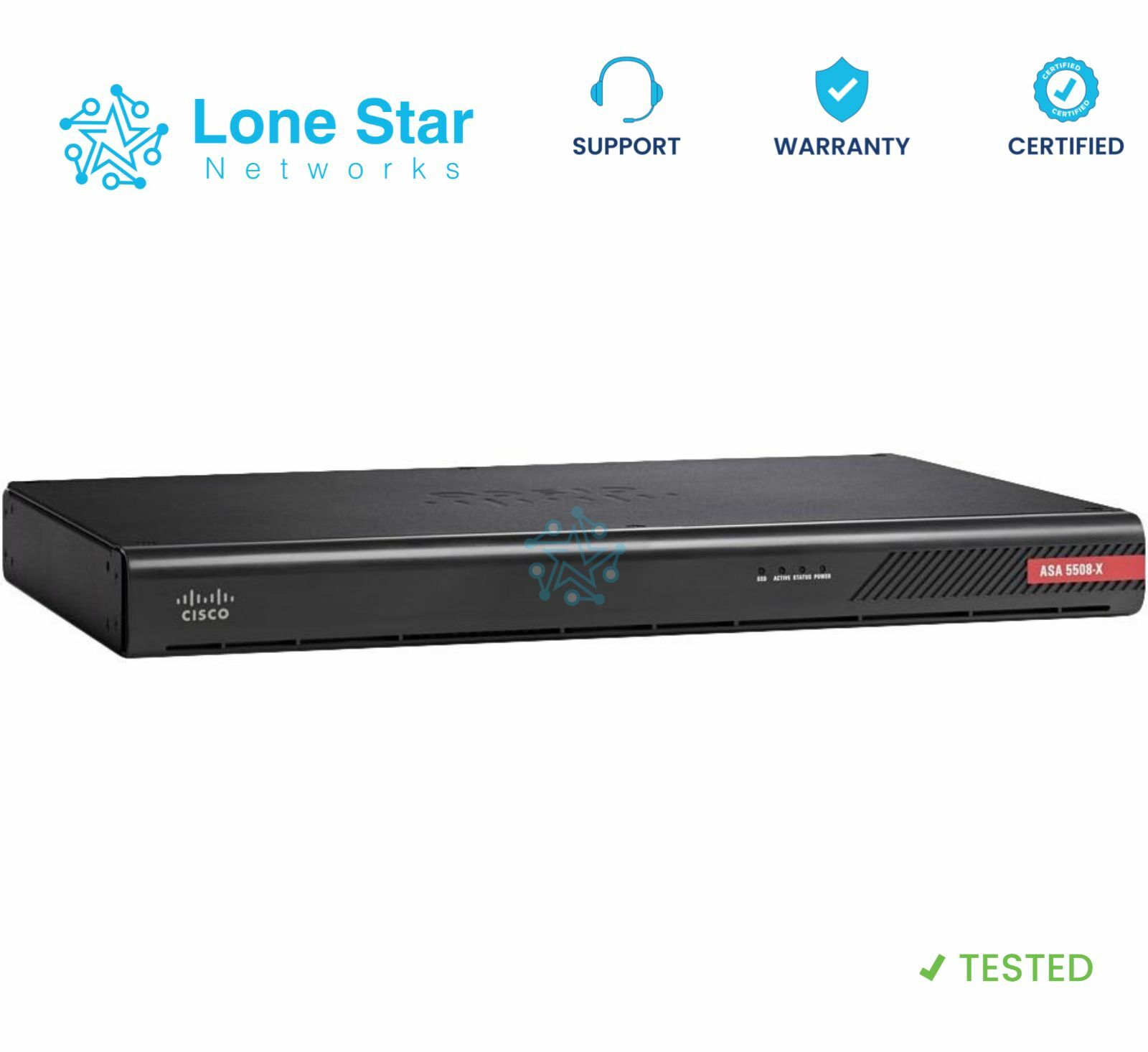 Cisco ASA5508-K9 8-Port Security Appliance ASA 5508-X with FirePOWER Services