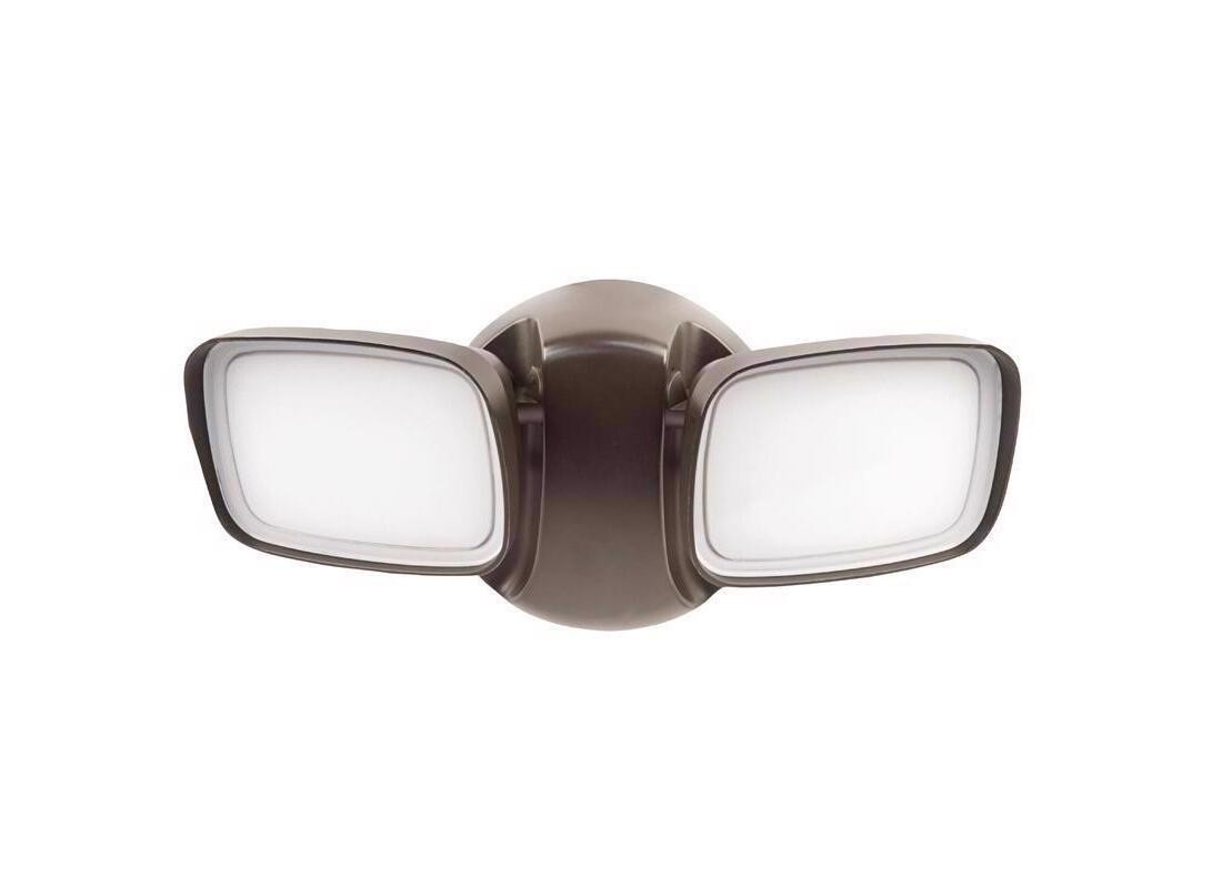 Security Floodlight Switch Hardwired LED Bronze Bronze