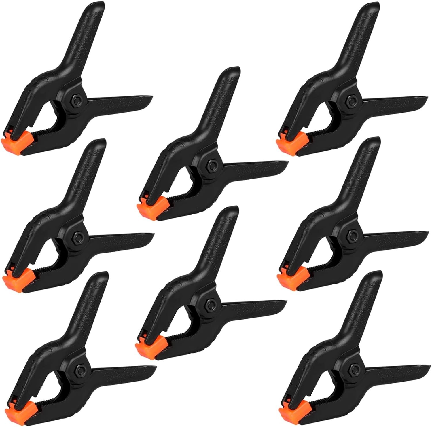 3.5 inch Plastic Spring Clamps, 12 Pack - Ideal for Crafts & DIY Projects
