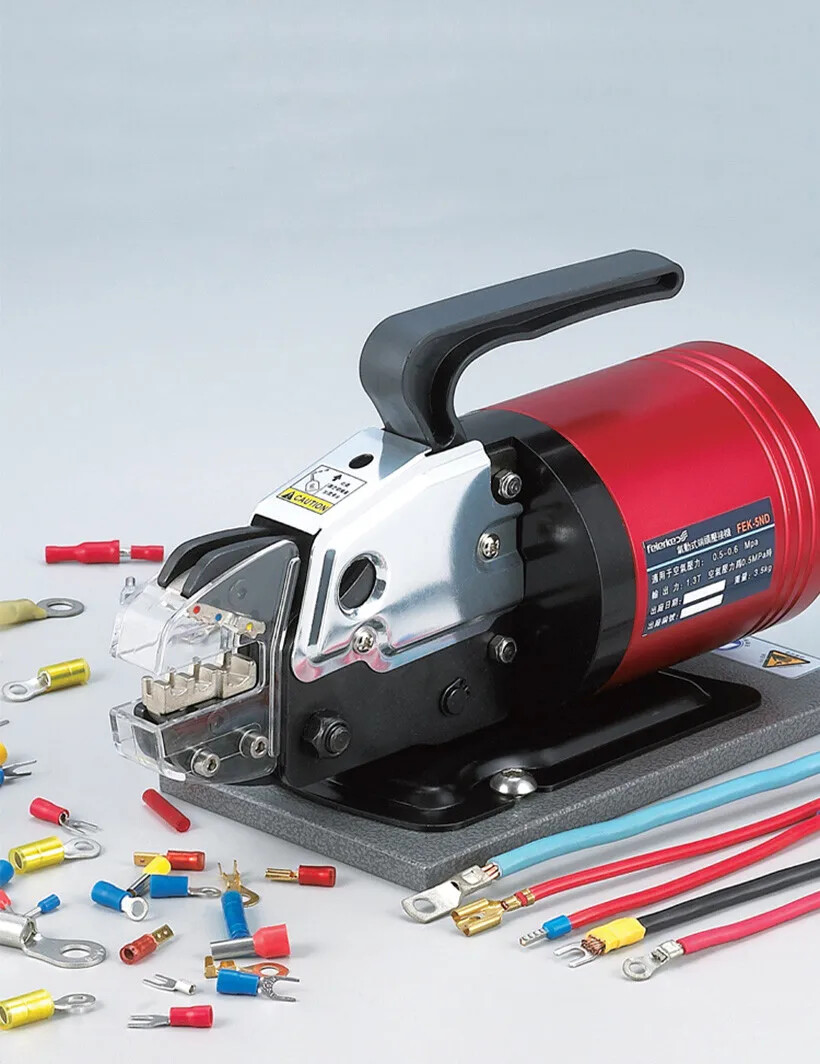 Pneumatic Terminal Cutting Tool Terminal Crimping Machine Crimp Terminal