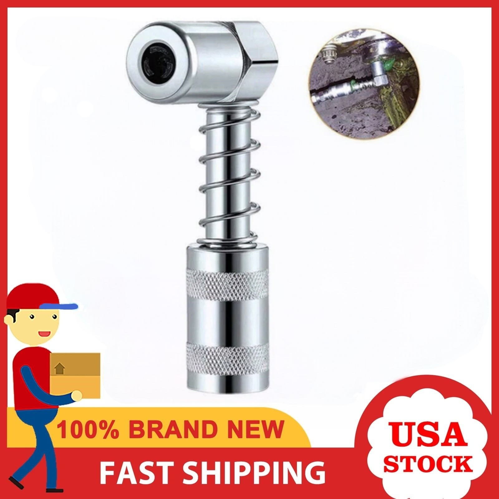 Grease Coupler Adapter,90 degree⬇️🎈
