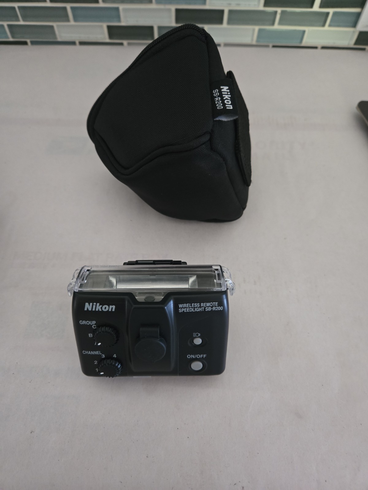 Nikon SB-R200 i-TTL Wireless Remote Speedlight Flash Head Tested Works