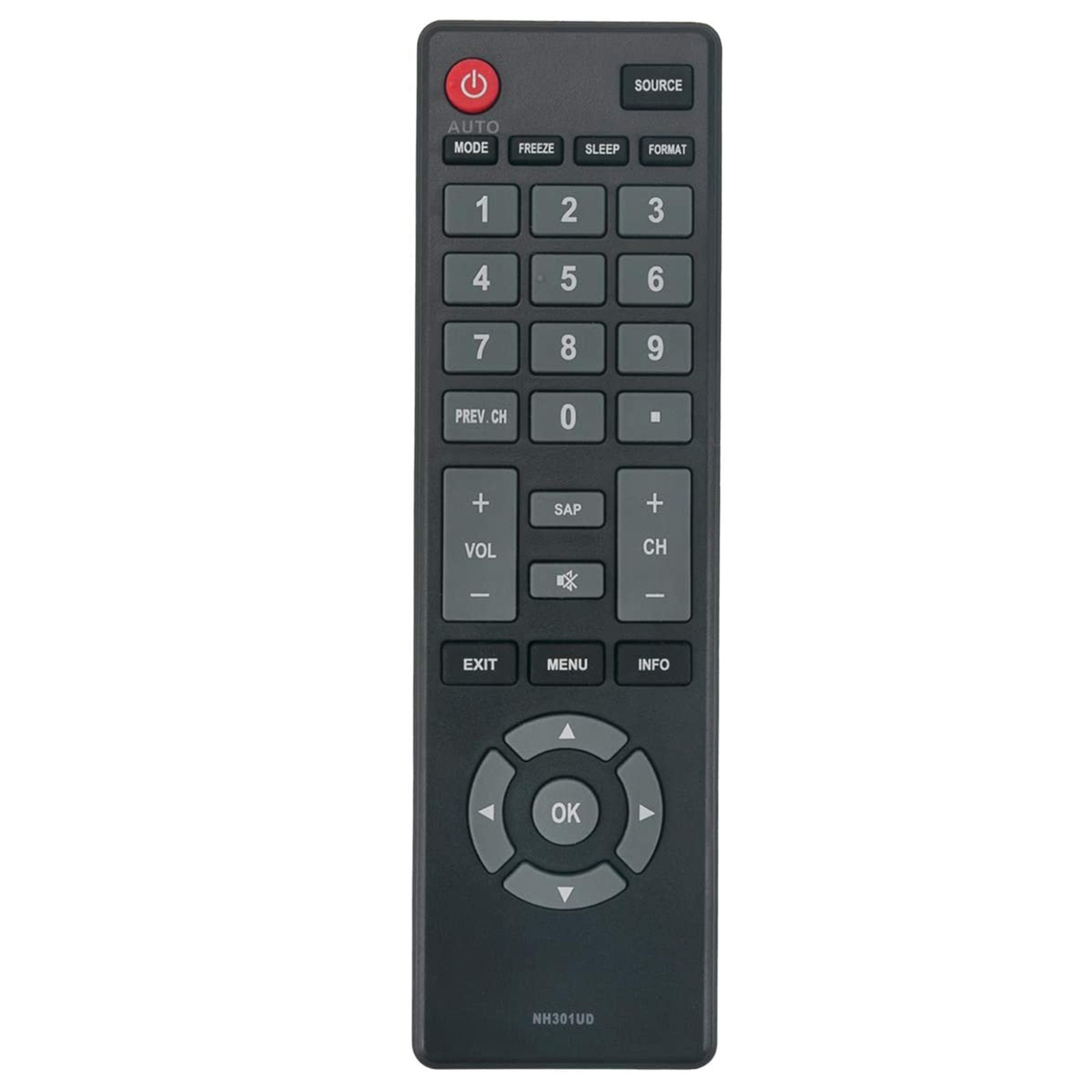 NH301UD Replace Remote Control fit For EMERSON TV LC391EM3 LC501EM3 LE190EM3