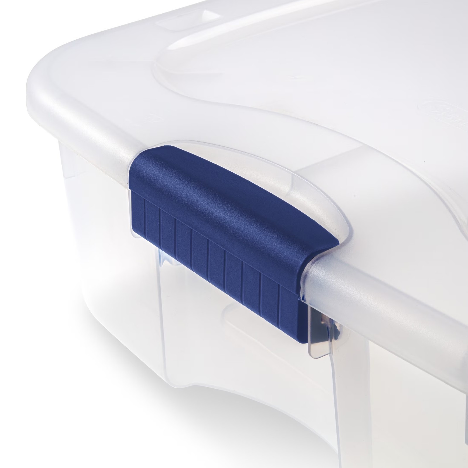 (2 pack) Sterilite 66 Quart Latching Underbed Wheeled Storage Bin, Clear Plastic