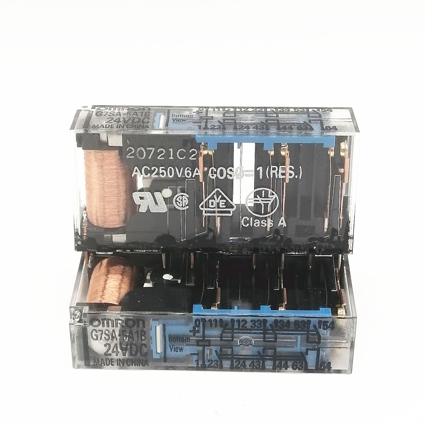 1pcs Omron Safety Relay G7SA-5A1B DC24V Relay Base Combination
