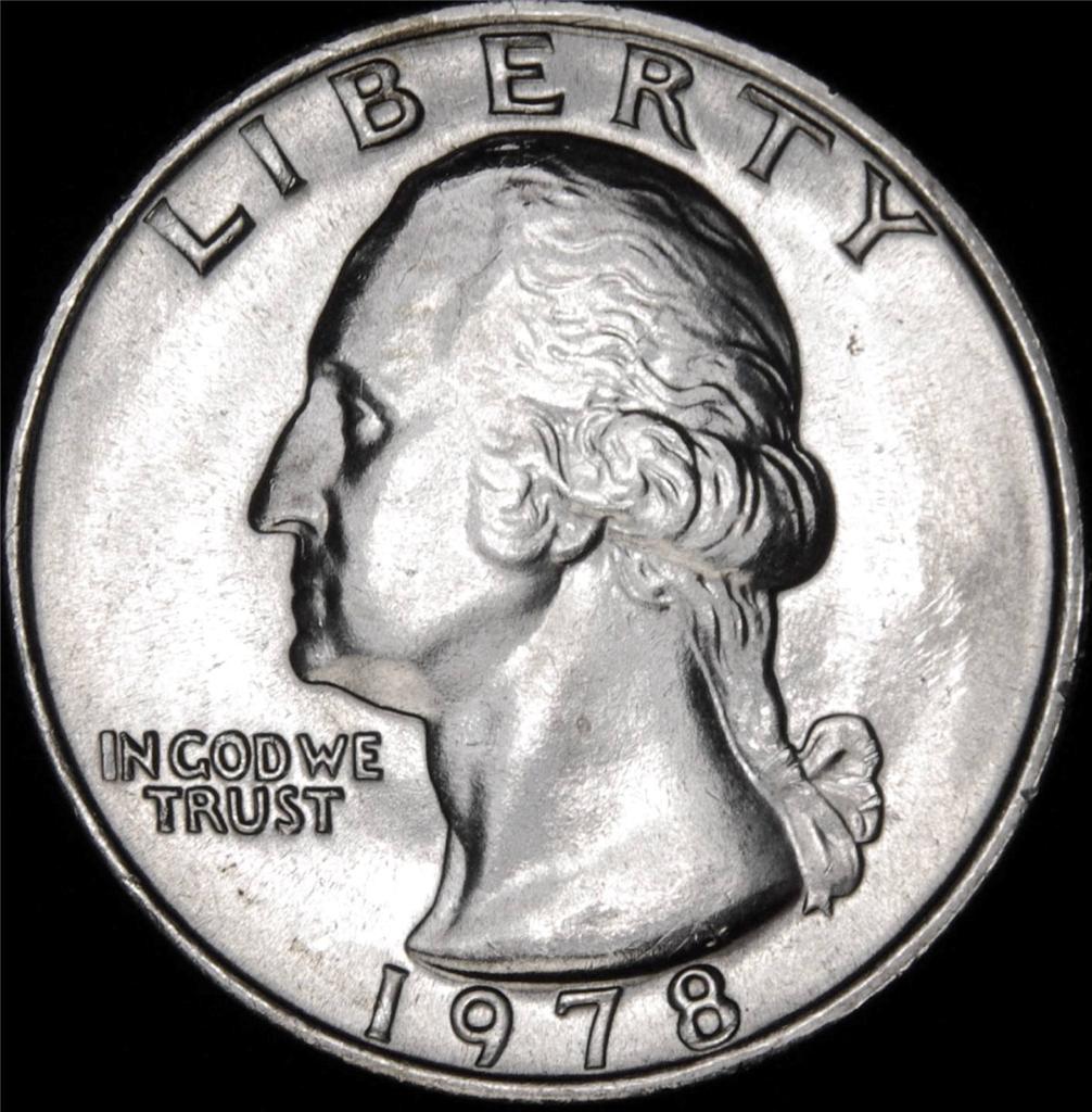 1978 P  Washington Quarter BU