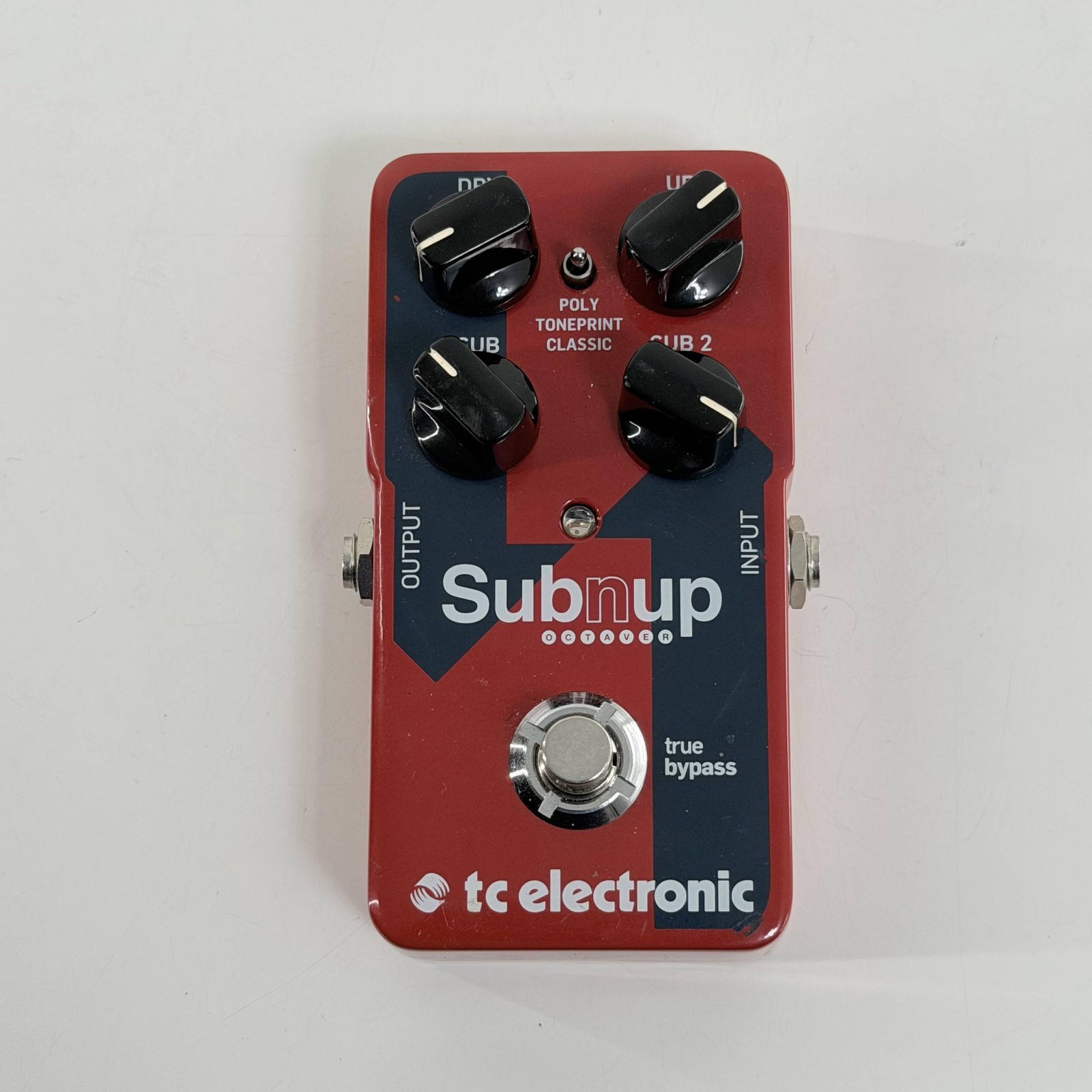 TC Electronic Sub N Up Octave Shifter Pedal Red Guitar Bass TonePrint Digital
