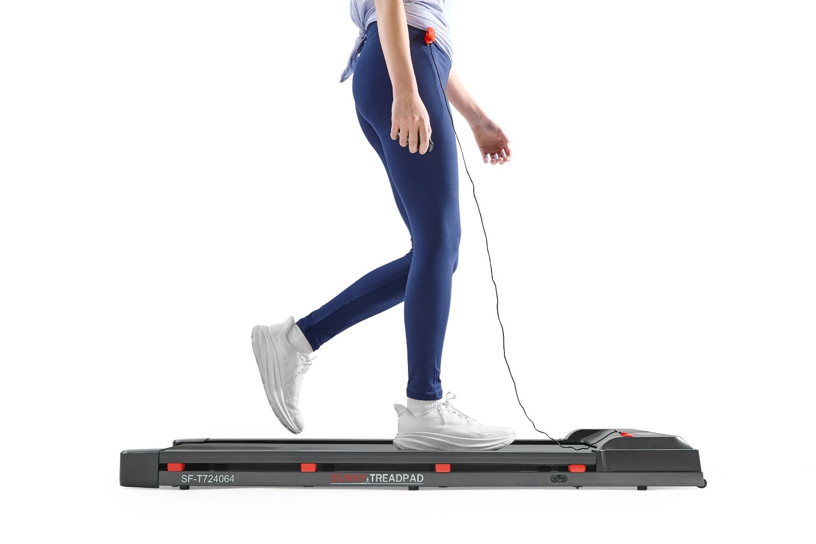 Smart Walking Pad Treadmill with Speed Remote Wifi Bluetooth Connection Compact