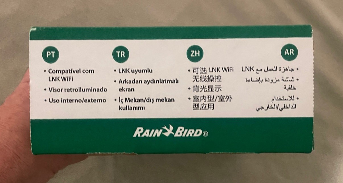 Rain Bird ESP TM2 8 Station Irrigation Controller WiFi Link Ready Working