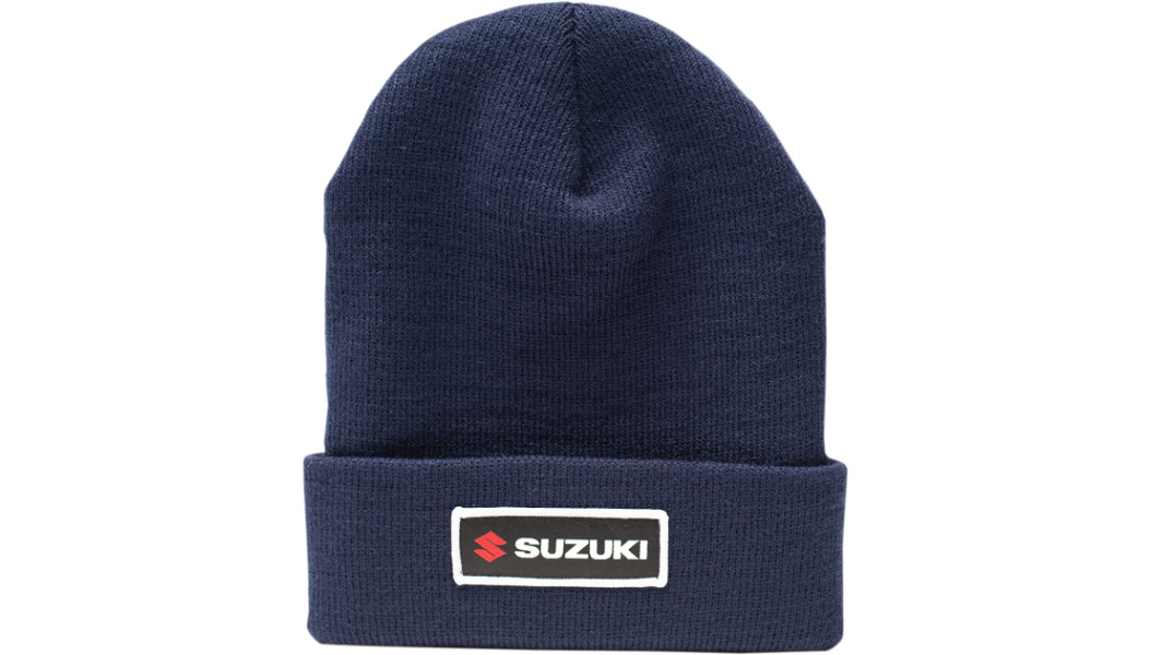 NEW FACTORY EFFEX 22-86408 Suzuki Beanie - Navy Blue - MOTORCYCLE