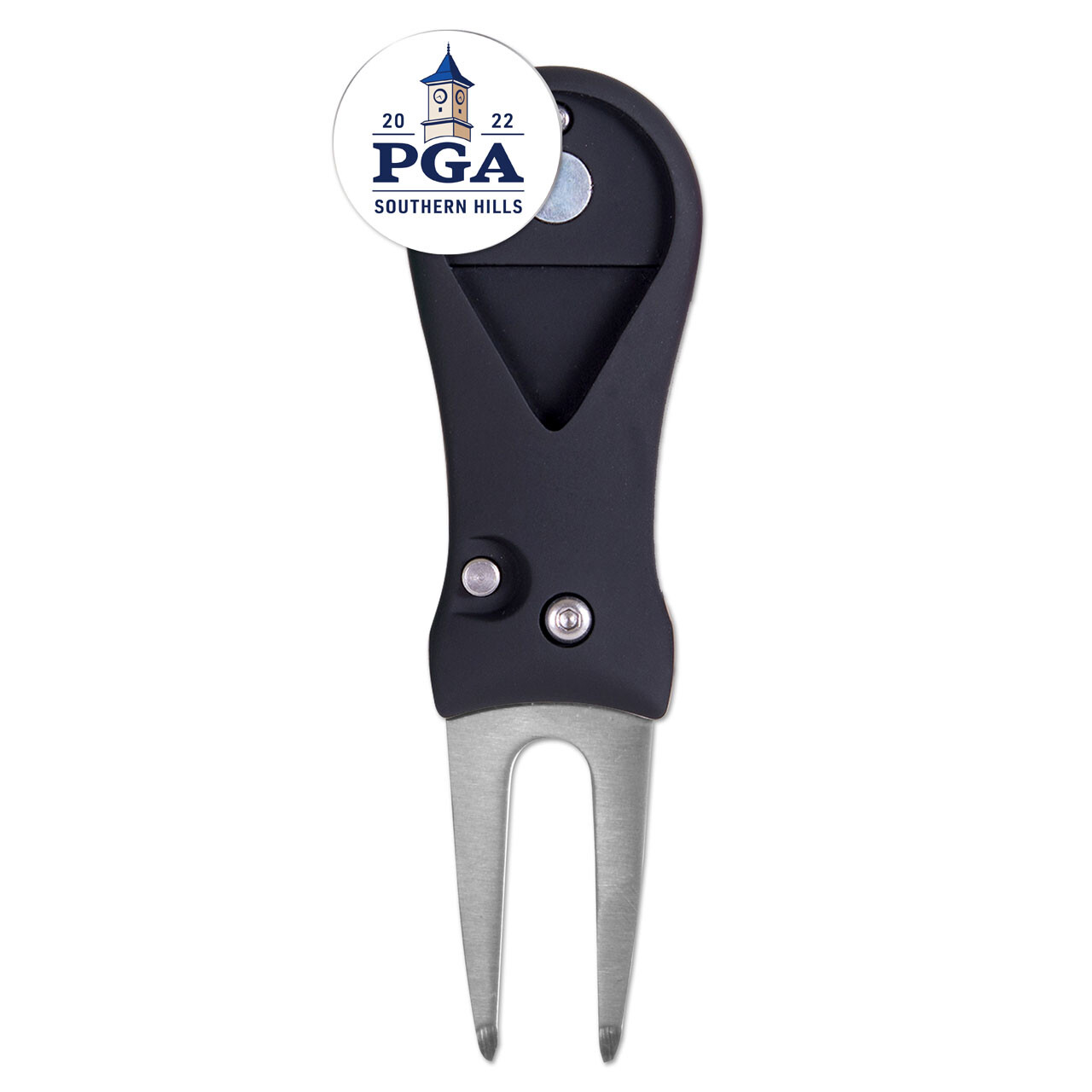 2022 PGA Southern Hills Championship Golf Ball Marker w/ Switchblade Divot Tool