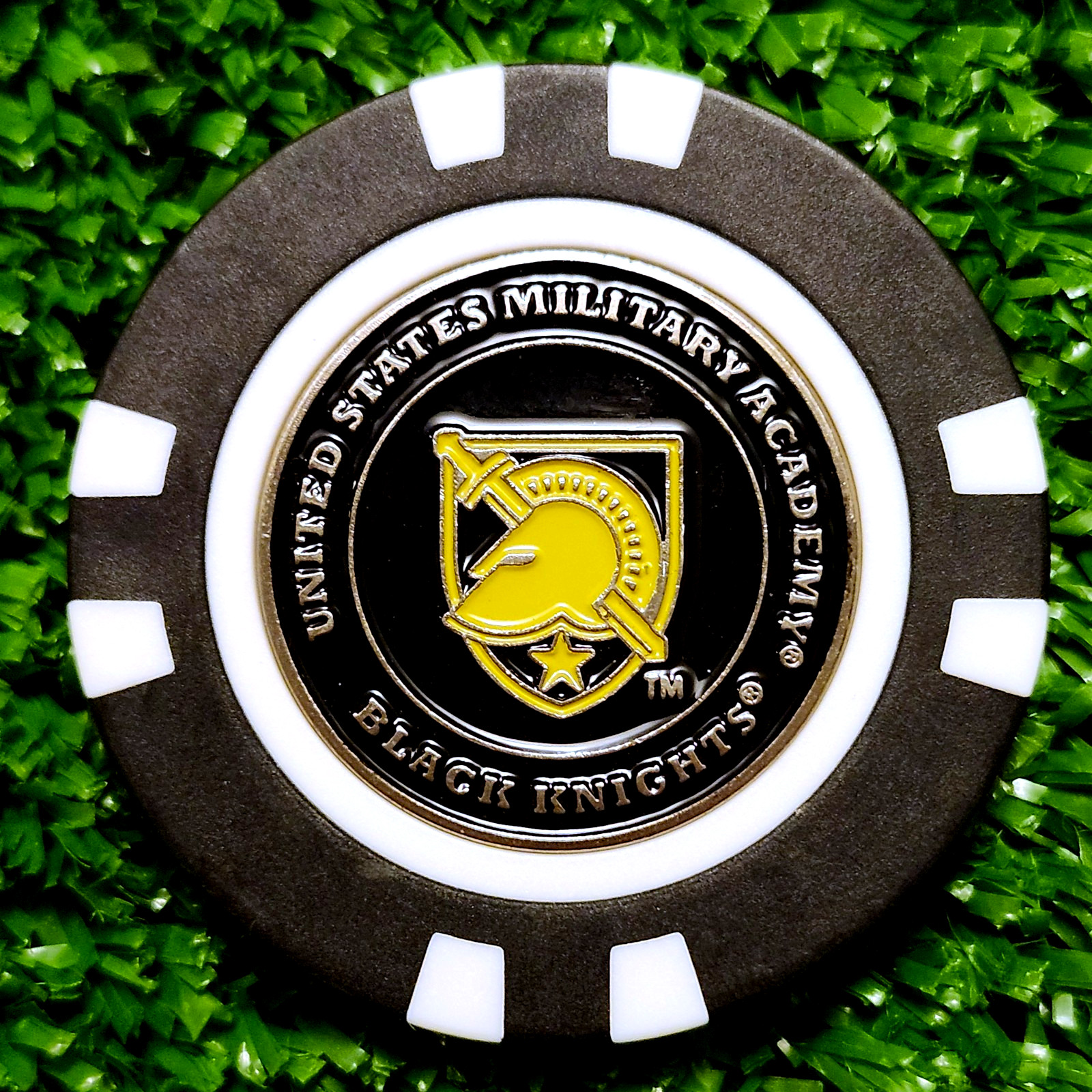 West Point Military Academy Army Black KnIghts Golf Ball Marker Poker Chip