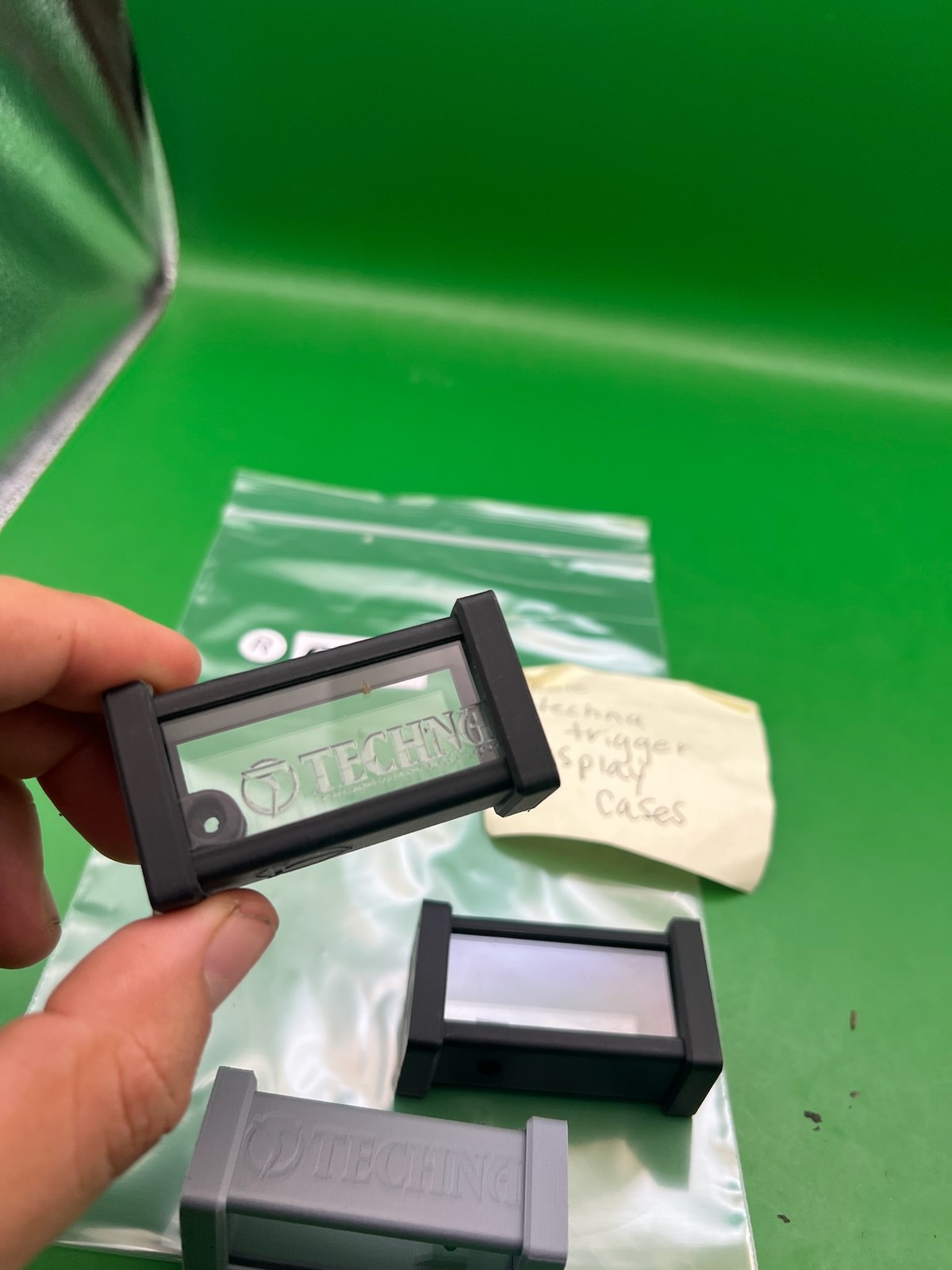 Techna Trigger Display Cases Black Gray Lot of 3