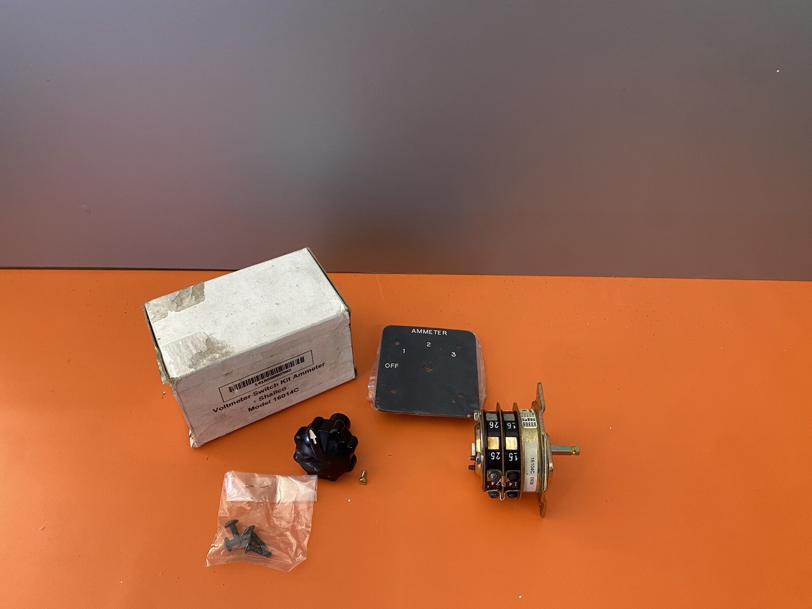 Shallco Voltmeter Switch Kit Ammeter Model: 16014C