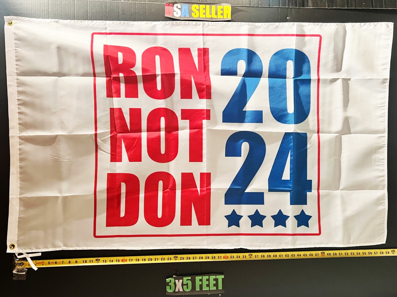 Ron Desantis Flag FREE USA SHIP Ron Not Don W America Florida Trump USA Sign 3x5