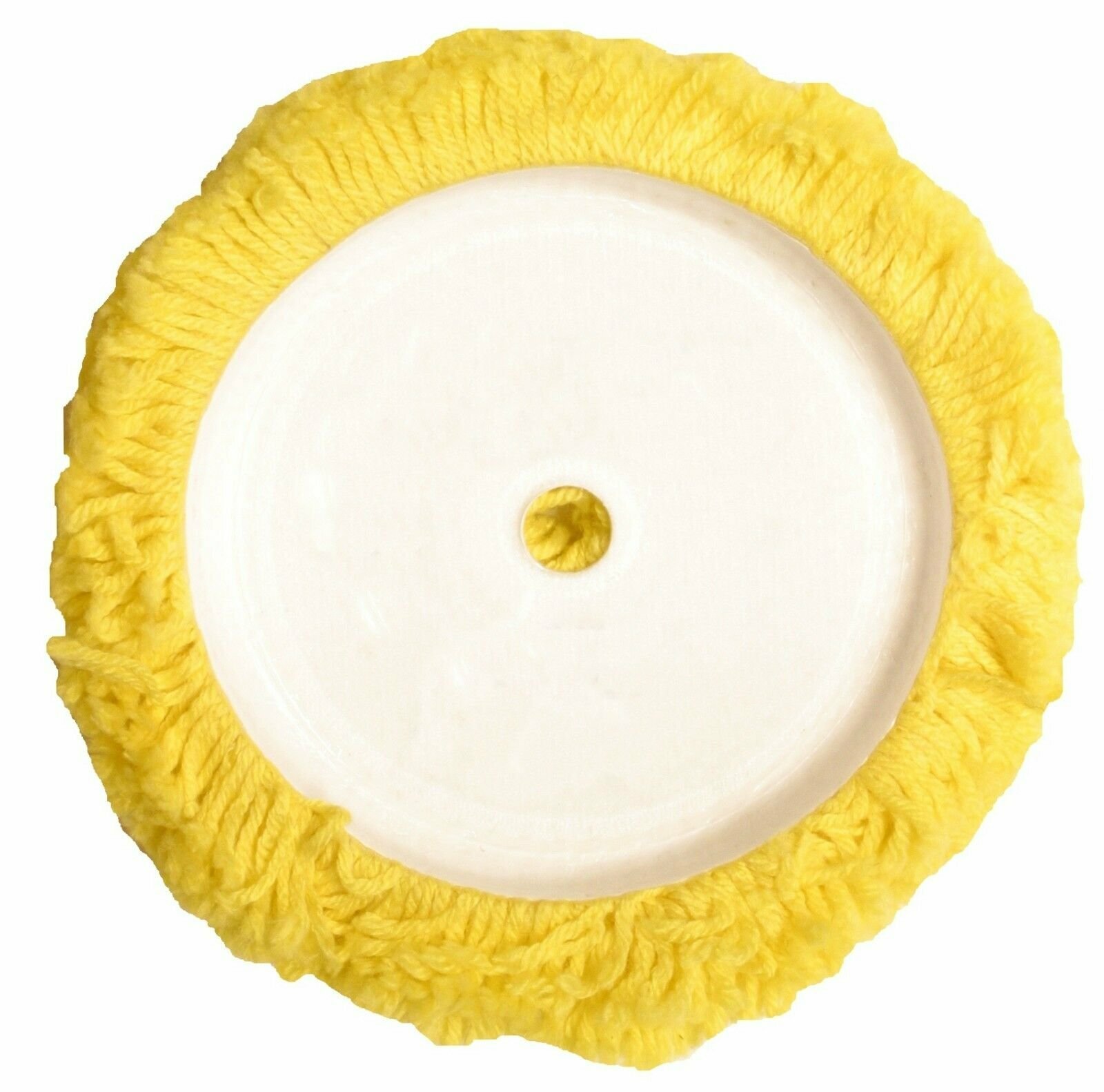 7.5" Wool Blend Hook & Loop Buff Pad Kit-Medium Cutting & Polishing Made in USA