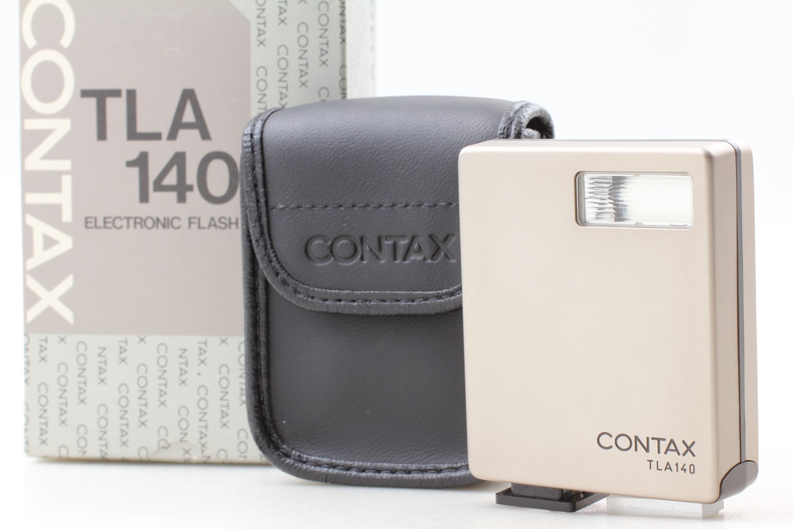 Tested [Top MINT Box Case] Contax TLA140 Shoe Mount Flash For G1 G2 From JAPAN