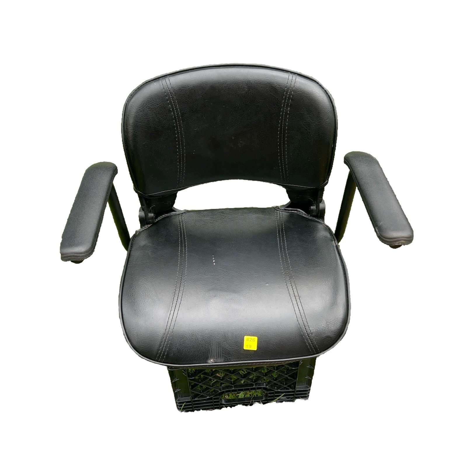 SEAT ASSEMBLY & SEAT PLATE & ARMRESTS GOLDEN BUZZAROUND CARRY ON SCOOTER PARTS