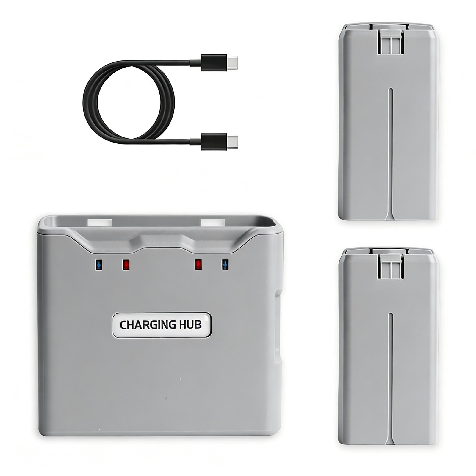 Compatible with DJI Mini 2 Charging Hub + 2 Batteries Bundle A