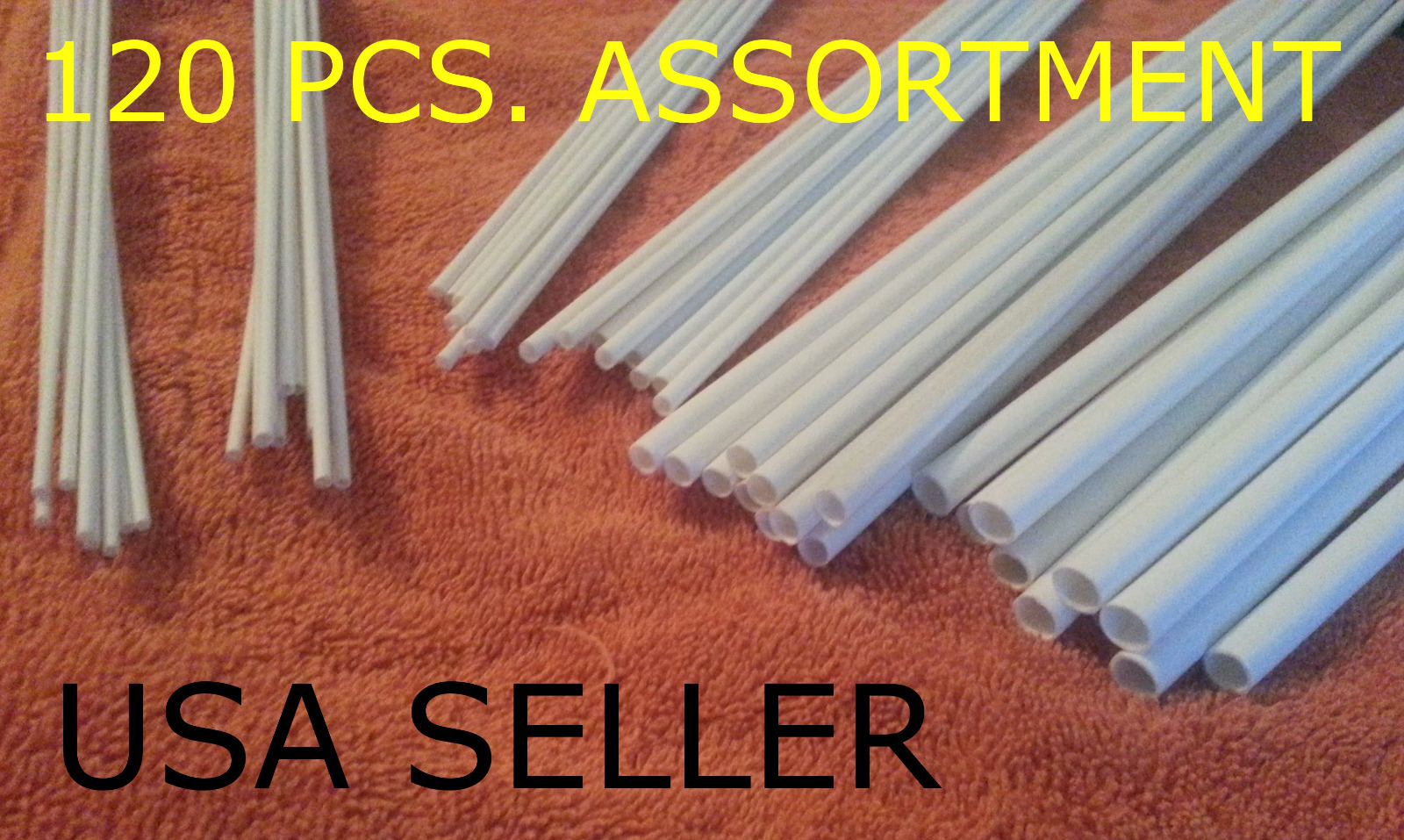 Architectural 120 STYRENE ROUND TUBES - 6 SIZES - ROD PIPE 1/8 1/4